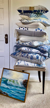Load image into Gallery viewer, LES TOUCHES  PILLOW COVER, 19x19 inches, ready to ship
