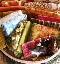 Load image into Gallery viewer, FLORAL VINTAGE VELVET, RED/BROWN. BOLSTER