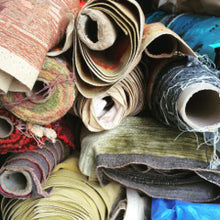 Load image into Gallery viewer, FLORAL VINTAGE VELVET, RED/BROWN.    CUSTOM SIZES