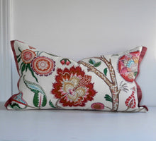 Load image into Gallery viewer, BRUNSCHWIG & FILS ARAVALI  RUST/OLIVE 13X23 PILLOW COVER