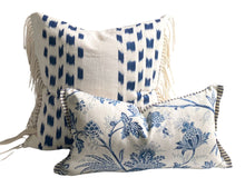 Load image into Gallery viewer, Chinoiserie Floral in Blue by Mark Sykes for Schumacher, 11x21 inches, lumbar, ready to ship