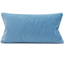 Load image into Gallery viewer, FRENCH BLUE COTTON VELVET LUMBAR
