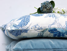 Load image into Gallery viewer, FRENCH BLUE VELVET PILLOW COVER