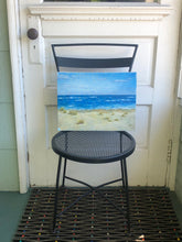 Load image into Gallery viewer, VINTAGE BEACH SCENE PAINTING