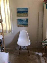 Load image into Gallery viewer, VINTAGE BEACH SCENE PAINTING