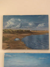 Load image into Gallery viewer, VINTAGE BEACH SCENE PAINTING, LOW TIDE