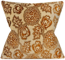 Load image into Gallery viewer, FRANCES, vintage floral velvet, 20x20 inches, Studio Tullia