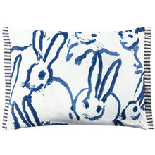 Load image into Gallery viewer, BUNNY HUTCH BLUE,  HUNT SLONEM, ACCENT PILLOW COVER