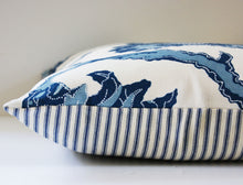 Load image into Gallery viewer, BOTANICAL FLORAL PILLOW COVER, made to order, custom sizes