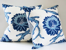 Load image into Gallery viewer, BOTANICAL FLORAL PILLOW COVER, made to order, custom sizes
