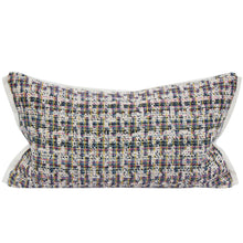Load image into Gallery viewer, CHENILLE HOUNDSTOOTH LUMBAR COVER