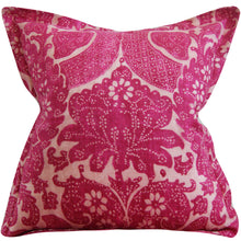 Load image into Gallery viewer, FLORAL BATIK LINEN PILLOW COVER