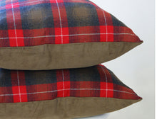 Load image into Gallery viewer, PLAID WOOL PILLOW COVER 13X9
