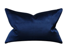 Load image into Gallery viewer, BLUE PLAID PILLOW COVER