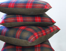 Load image into Gallery viewer, PLAID WOOL PILLOW COVER 13X9