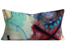 Load image into Gallery viewer, Pierre Frey Pillow Cover - graffiti - eighty thirty - Toxic - protest - abstract - decorative pillow cover - Lumbar