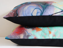 Load image into Gallery viewer, Pierre Frey Pillow Cover - graffiti - eighty thirty - Toxic - protest - abstract - decorative pillow cover - Lumbar