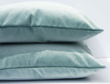 Load image into Gallery viewer, Quick Ship, Pacific Velvet Pillow Cover, 20x20 inches,  velvet pillow cover, ready to ship