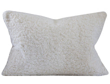 Load image into Gallery viewer, Lamb's Wool, Faux Wool, Sheep's wool, faux fur, 13x19 inches, Pillow Cover, decorative pillow cover, Studio Tullia, ready to ship