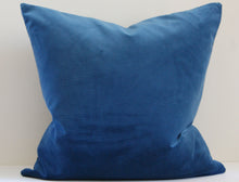 Load image into Gallery viewer, Plaid Pillow Cover, Wool pillow cover, Umatilla plaid, teal,olive and navy, 19x19 inches, Studio Tullia, decorative pillow cover