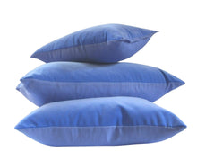 Load image into Gallery viewer, Periwinkle Blue, Decorative pillow cover, Velvet Pillow Cover, cotton velvet, ready to ship