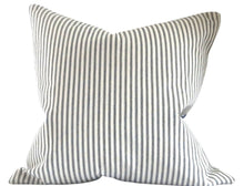 Load image into Gallery viewer, Bunny Hutch,Navy, Pillow Cover, Hunt Slonem, Lee Jofa, 18x18 inch , ready to ship