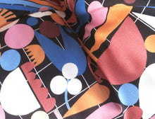 Load image into Gallery viewer, Lisa Congdon pillow cover, 19x19 inches, grid shapes black, mid century modern, decorative pillow cover, ready to ship