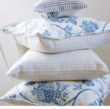 Load image into Gallery viewer, Blue & White Citrus Garden,  swatches available, fabric samples, curated by Suzanne for Studio Tullia