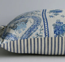 Load image into Gallery viewer, Blue & White Citrus Garden,  swatches available, fabric samples, curated by Suzanne for Studio Tullia