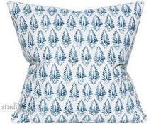 Load image into Gallery viewer, Blue & White Citrus Garden,  swatches available, fabric samples, curated by Suzanne for Studio Tullia