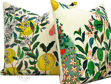 Load image into Gallery viewer, Schumacher Pillow Covers, Citrus Garden in Primary, Set of Two, 20x20 inches,  Josef Frank, Studio Tullia, ready to ship