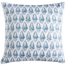 Load image into Gallery viewer, JALISA COPEN BLUE AND WHITE PILLOW COVER, 20X20, 13x19 inches