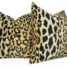 Load image into Gallery viewer, LEOPARD VELVET PILLOW COVER, pick your size