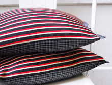 Load image into Gallery viewer, STRIPED SILK PILLOW COVER