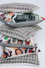 Load image into Gallery viewer, CHENILLE HOUNDSTOOTH LUMBAR COVER