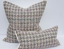 Load image into Gallery viewer, CHENILLE HOUNDSTOOTH LUMBAR COVER