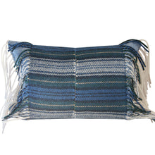 Load image into Gallery viewer, BLUE STRIPE WOOL LUMBAR