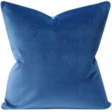 Load image into Gallery viewer, INDIGO VELVET PILLOW COVER, ready to ship