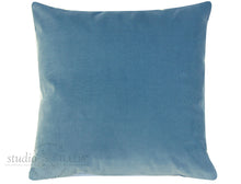 Load image into Gallery viewer, FRENCH BLUE VELVET PILLOW COVER
