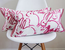 Load image into Gallery viewer, PINK BUNNY HUTCH LUMBAR COVER