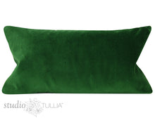 Load image into Gallery viewer, EMERALD VELVET PILLOW COVER
