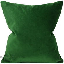 Load image into Gallery viewer, EMERALD VELVET PILLOW COVER