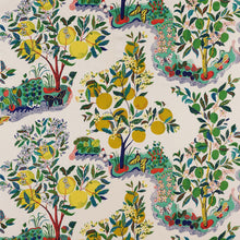 Load image into Gallery viewer, Schumacher Pillow Covers, Citrus Garden in Primary, Set of Two, 20x20 inches,  Josef Frank, Studio Tullia, ready to ship