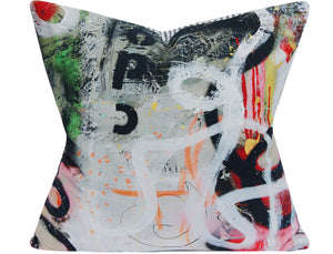 Charles Pringuay, Street Diptych, Pierre Frey, Pillow Cover, Studio Tullia, made to order