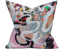 Load image into Gallery viewer, Charles Pringuay, Street Diptych, Pierre Frey, Pillow Cover, Studio Tullia, made to order