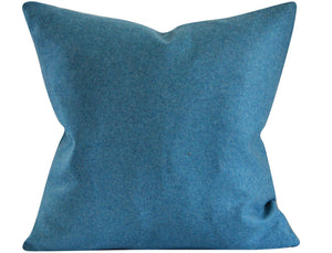 Pacific Blue Pillow Cover, 19x19 inches, decorative pillow cover, wool blend, Studio Tullia