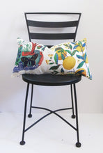 Load image into Gallery viewer, Citrus Garden, Primary, Lumbar, Josef Frank, 12 x 23 inches, Schumacher Pillow Cover, Studio Tullia, ready to ship