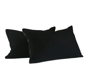Green Velvet Fabric with Zebras, Modern Animal Velvet Fabric,  Animal Velvet Pillow Covers, 11x17 inch lumbar, ready to ship