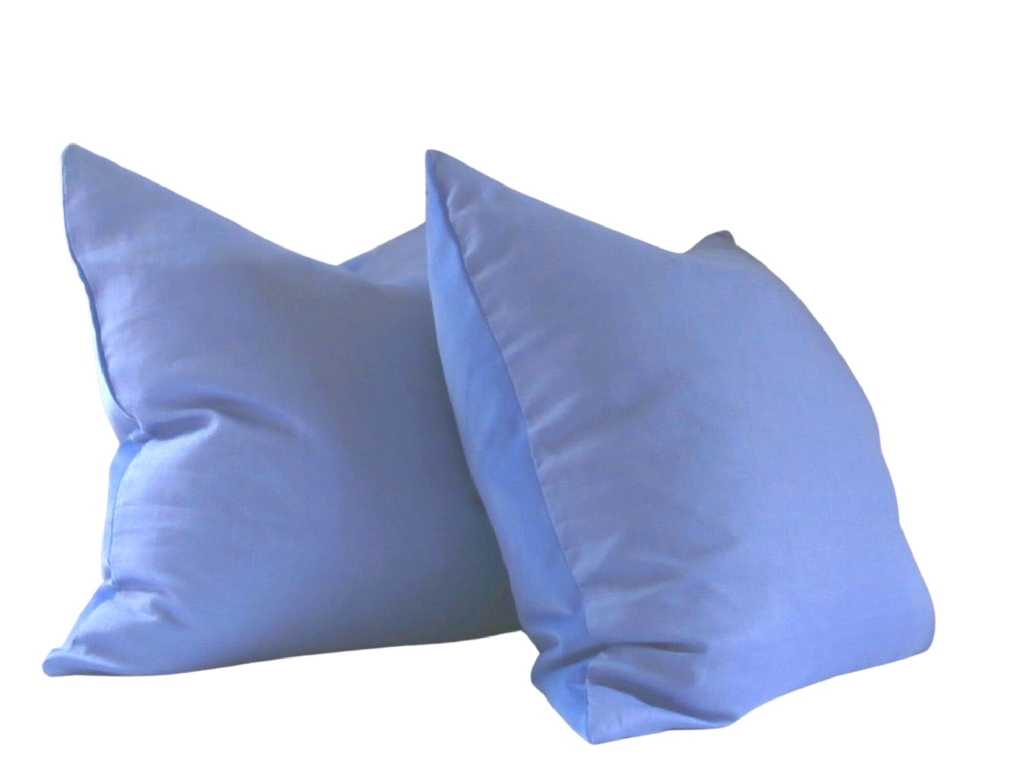 Periwinkle blue throw fashion pillows