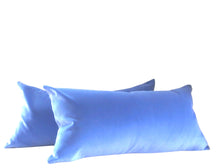 Load image into Gallery viewer, Periwinkle Blue, Decorative pillow cover, Velvet Pillow Cover, cotton velvet, ready to ship